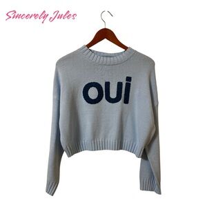 NWT Sincerely Jules Oui Oversized Sweater